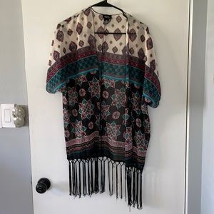 Fringe cardigan